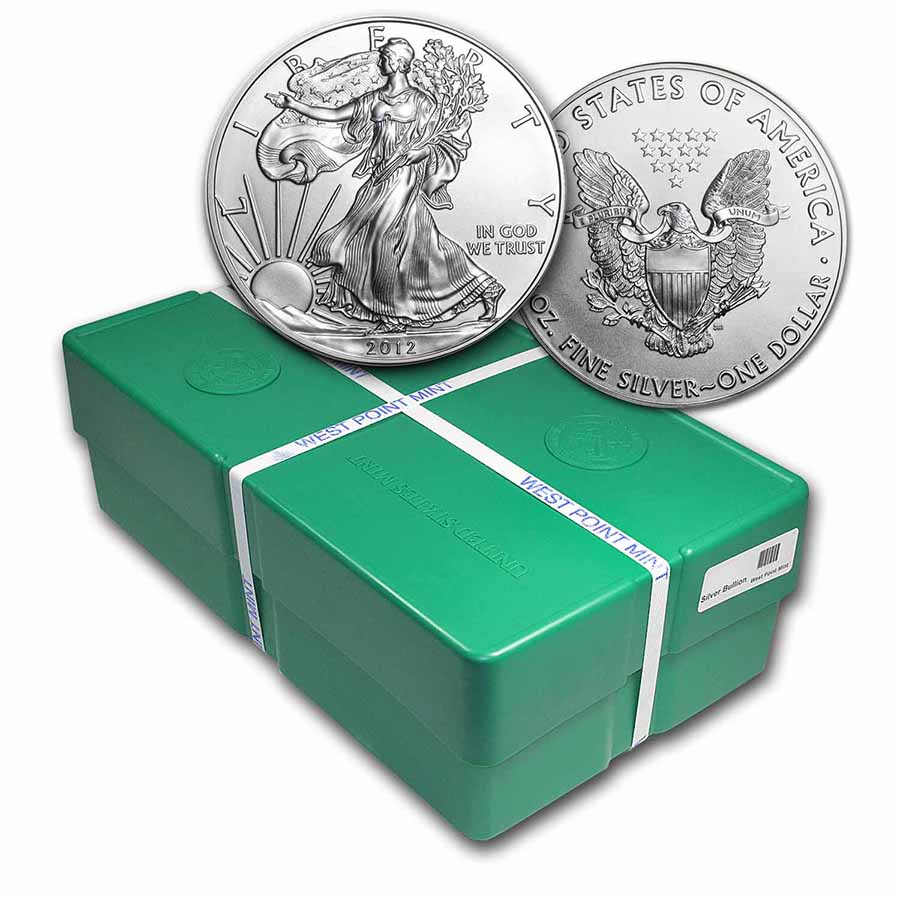 2012 500-Coin Silver Eagle Monster Box (WP Mint, Sealed) | eBay